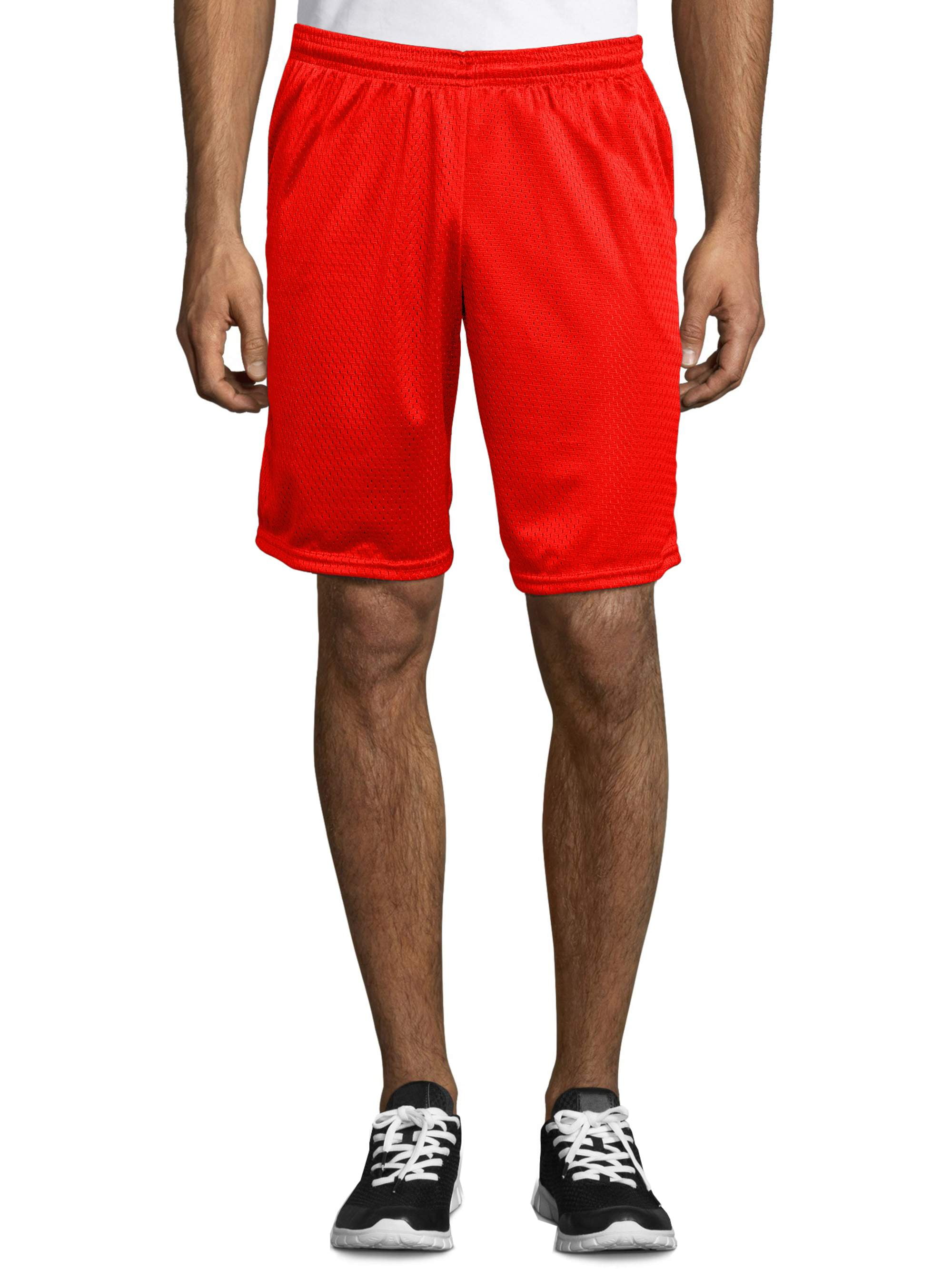 Hanes - Hanes Sport Men's Athletic Mesh Shorts with Pockets - Walmart ...