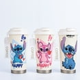 thumbnail image 3 of ZHZIYAG 500ML Cartoon Stitch Tumbler with Straw – 316 Stainless Steel Insulated Coffee Cup, Portable Water Bottle Gift, Leak-Proof WW728#1787, 3 of 7