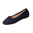 thumbnail image 2 of WHLBF Womens Shoes Slip-on Toe Low-Cut Plus-Size Shoes Trendy Solid Color Low Heel Casual Loafers Size 6.5, 2 of 7