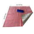 thumbnail image 3 of AOOOWER Waterproof Picnic Blanket Outdoor 3 Layers Ultralight Beach Blanket Lightweight Handy Camping-Mat for Indoor and Outdoor, 3 of 11