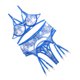 thumbnail image 2 of Conjuntos de lencería de liga de encaje para mujer Conjunto de ropa interior de encaje bordado con correas de hombro ajustables para lunas de miel, 2 of 6