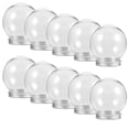 thumbnail image 1 of Lot de 10 Kit de Boule à Neige Rond en Plastique pour Décoration Diy, 1 of 9