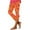 F Multicolor, variant on Idoravan Womens Leggings Plus Size 3X Women's Summer High Waisted Printing Capris Matching Slim Fitting Yoga Gym Pants Multicolor XXXL