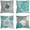 Teal, variant on Teal Pillow Covers 20x20 Set of 4 Turquoise and Grey Decorative Throw Pillow Cover for Couch Modern Daisy Pillows Case for Living Room Cushion Bed Outdoor Home Decor