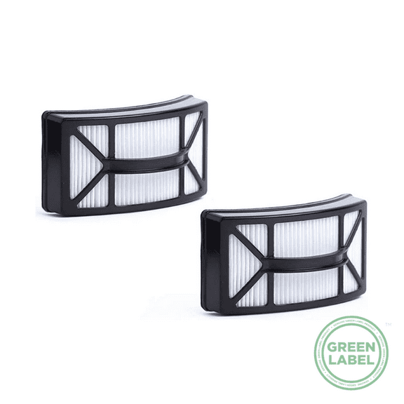 Green Label Post Motor HEPA Filter 1604130 for Bissell Vacuum - 2 Pack