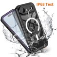 thumbnail image 4 of Casetego for iPhone Air Waterproof Case,Compatible with Mag-safe,with Built-in Screen Protector Full-Body Snowproof,Dustproof and Shockproof Protective Magnetic for iPhone Air 2025 Phone Case,Purple, 4 of 9