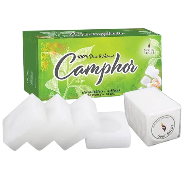 Camphor Blocks Soul Sticks Natural 56 g (12 tabletas)