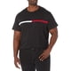 thumbnail image 1 of Camiseta Tommy Hilfiger de manga corta con estampado de rayas exclusivas para hombre, 1 of 3