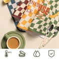 thumbnail image 4 of Retro leather dining table mat anti-scalding, heat insulation, household bowl mat, western food mat, waterproof and oil-proof tablecloth. - combination:mixstyle1, 4 of 5