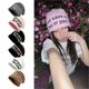 thumbnail image 2 of Multiple Color Teens Beanie Hat Elastic Windproof Letter Pattern Hat Ear Protector Hat Winter Cycling Skiing Supplies, 2 of 4
