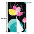 thumbnail image 3 of XMXT Japanese Noren Doorway Room Divider Curtain,Hand Drawn Lotus Flowers Restaurant Closet Door Entrance Kitchen Curtains, 34 x 56 inches, 3 of 7