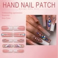thumbnail image 2 of RAGUPEL 24Pcs Glue on Nails for Women,Diamond-Accented Square Nail Tips,Uncluttered Style Long Press on Nails,Presson Nails for Women and Girls,Style3, 2 of 8