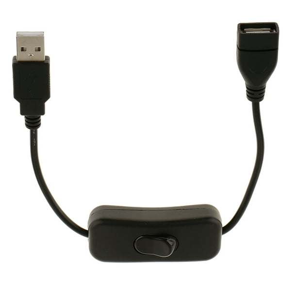 Cable de extensión USB CUTICAT 28cm Interruptor para Pequeña Energía Suministro de Energía Eléctrica