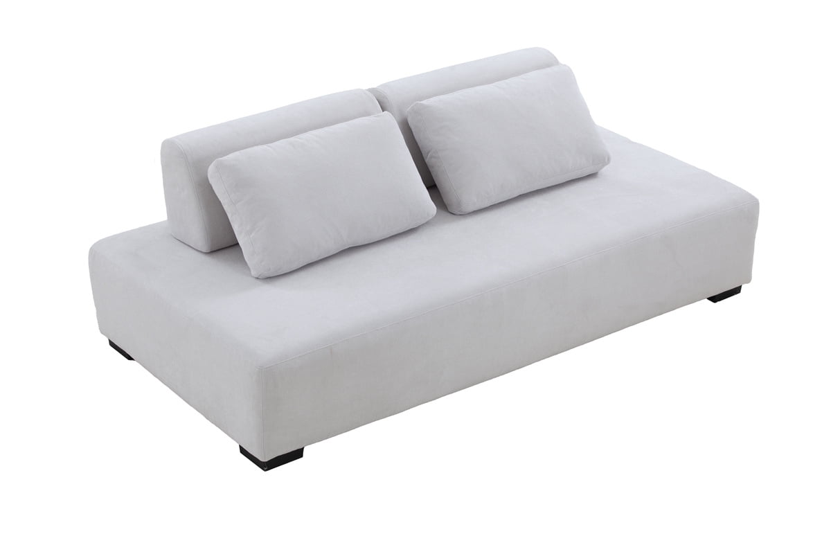 OnePiece Sofa Couch, 3Seater Minimalist Lounge Chaise Sofa Bed with Nonslip Back Cushions
