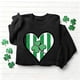 thumbnail image 3 of Suéteres de Manga Larga de Mujer con Cuello Redondo Impreso Suelto Casual para la Fiesta Del Día de San Patricio Y el Uso Diario, 3 of 6