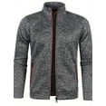 thumbnail image 5 of Beautiful Giant Men's Full-Zip Cardigan Sweater Coat Soft Warm Mid-Stretch Design for Fall Winter Sizes S-3XL, 5 of 6