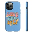 thumbnail image 1 of Retro Love Yourself iPhone Cute and Tough Customized Case, 1 of 1