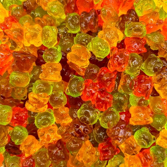 Sugar-Free Gummi Bears | 1 MDA05 Pound Bag | 3D Candy in Assorted Fruit Flavors