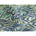 thumbnail image 3 of Ambesonne Exotic Quilted Bedspread Set 3 Pcs, Tropical Leaves Branches, Twin, Teal Apple Green Plum, 3 of 4