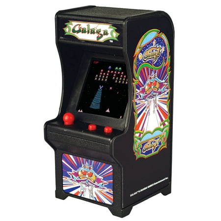 Galaga Miniature Arcade Game Cabinet - Sound & Plays Like Original Ages