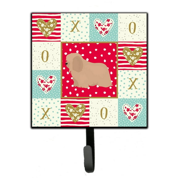 Coton de Tulear 1 Love Leash or Key Holder Red