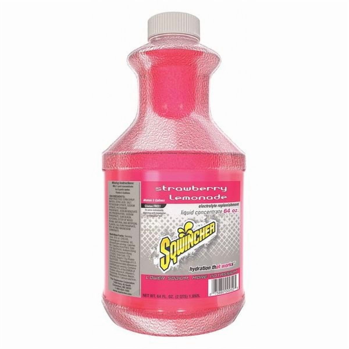 Sports Drink Liquid Concentrate 64 oz, Strawberry-Lemonade