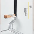 thumbnail image 2 of 2 Pack over Door Drying Rack, Foldable over Door Hanger for Living Room, Bedroom, Bathroom - Portable & Versatile Black, 2 of 7