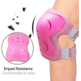 thumbnail image 4 of Kit De Proteccion Bloosom  Rodilla Codo Mano Patinaje Para Niño Rosa 7Pzas (s), 4 of 4