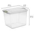 thumbnail image 2 of Sterilite 26L Latch Box - Green, 2 of 5