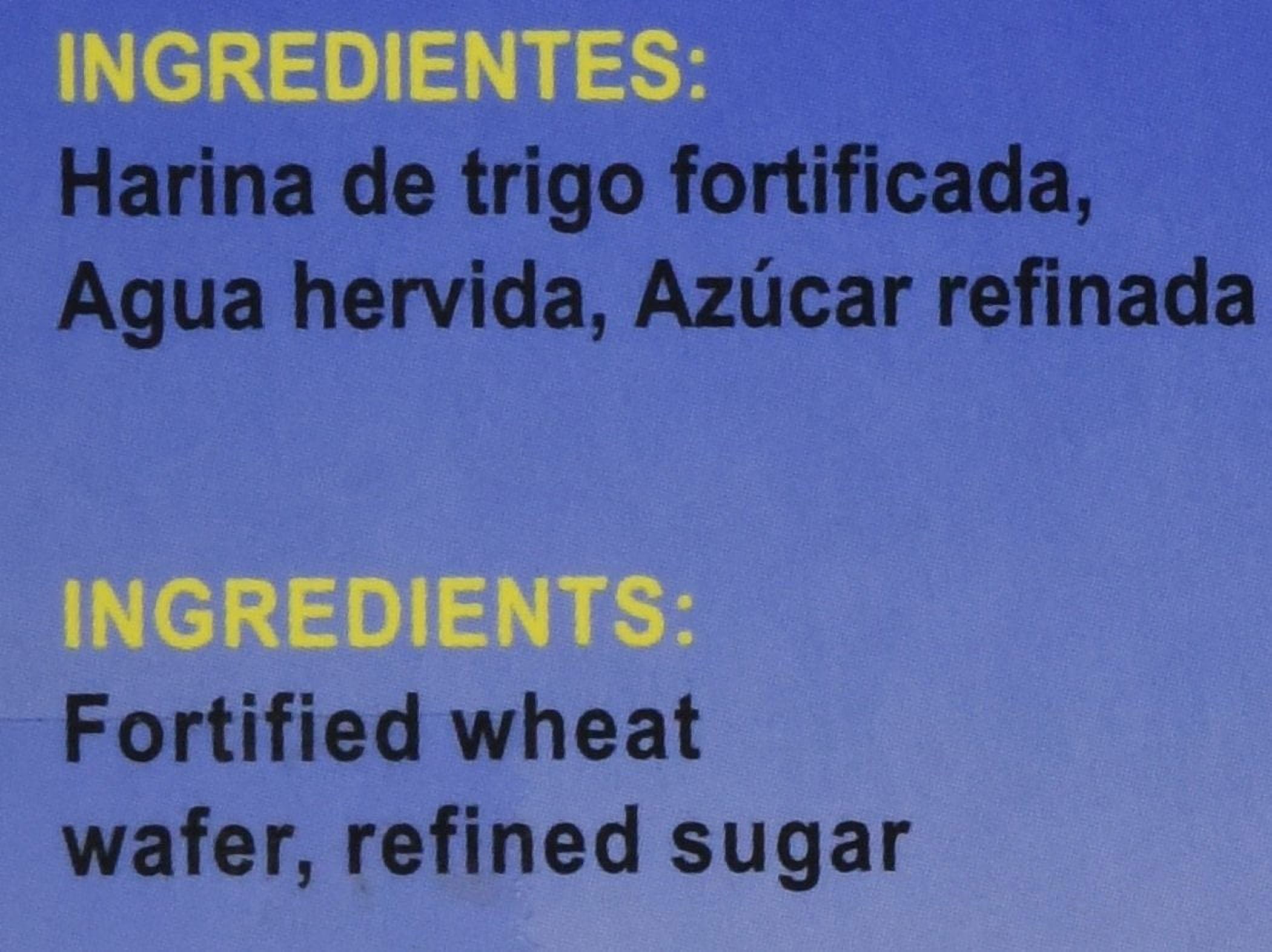 La Fe Obleas Authentic Mexican Flour Wafers, Regular Size, 12 Pack