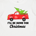 thumbnail image 4 of Inktastic I'll Be Home for Christmas Truck with Tree Boys or Girls Baby T-Shirt, 4 of 5