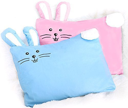 100% Cotton-Machine Washable Toddler Pillow with Pillow case kinder Fluff Toddler Pillow and Pillowcase 