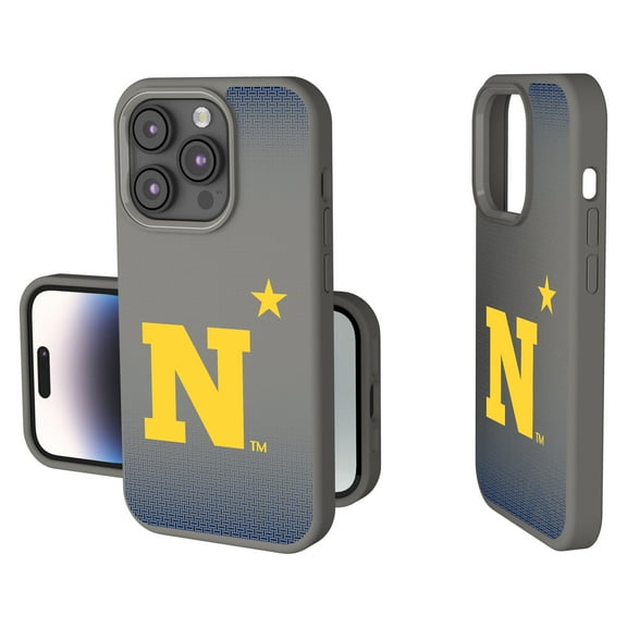 Navy Midshipmen Linen Logo iPhone Soft Touch Case