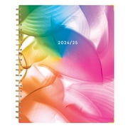 2024-2025 Hardcover 15-Month Teacher Lesson Planner, 8.5x11, Blue Sky, Rainbow Paint