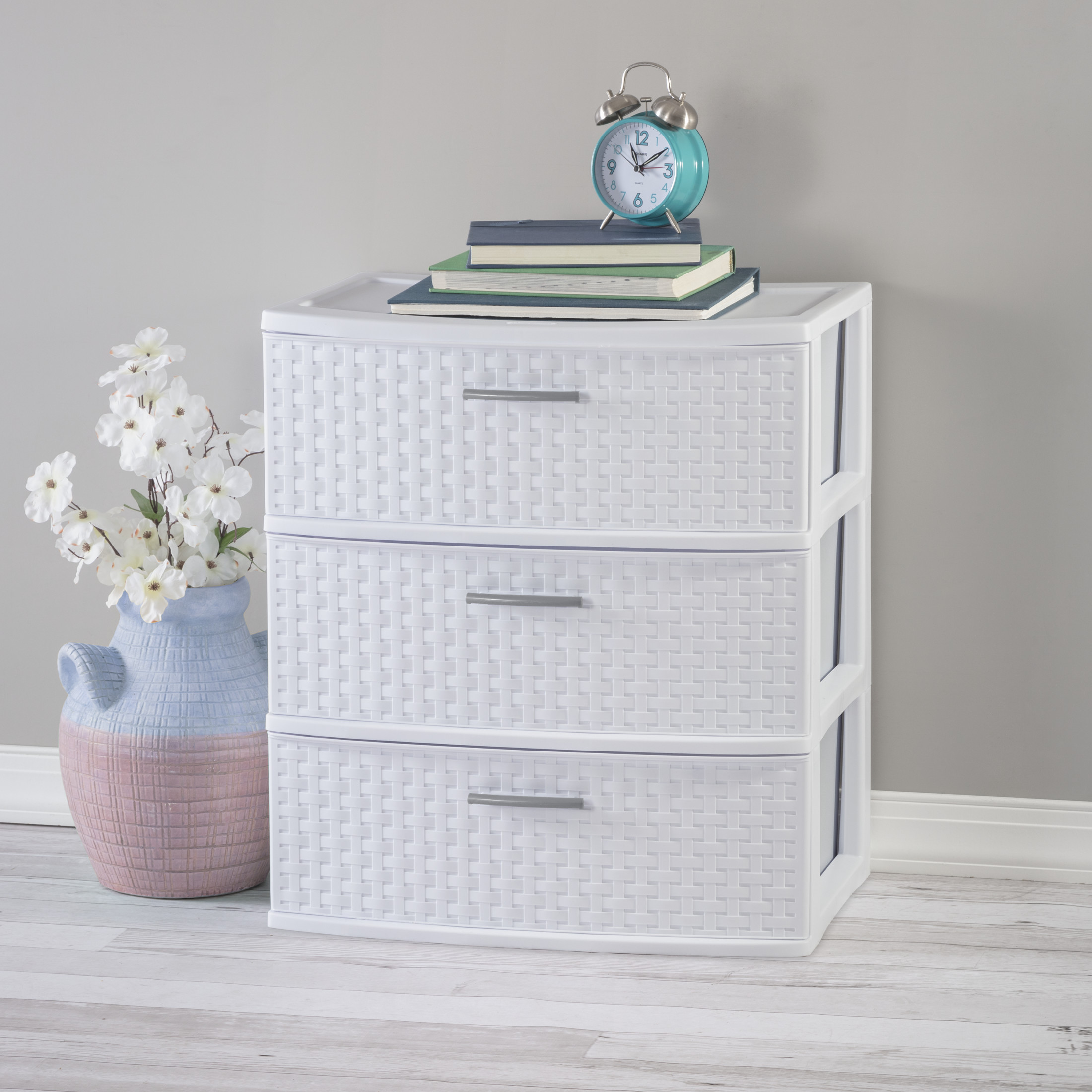 Sterilite 3 Drawer Wide Weave Tower