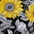 thumbnail image 5 of Pratyus Flower Pattern Modern Waterproof Shower Curtain with Hooks for Country Cottage & Farmhouse Bathroom Decor, 100% Polyester Fabric, Various Sizes 36x72, 5 of 7