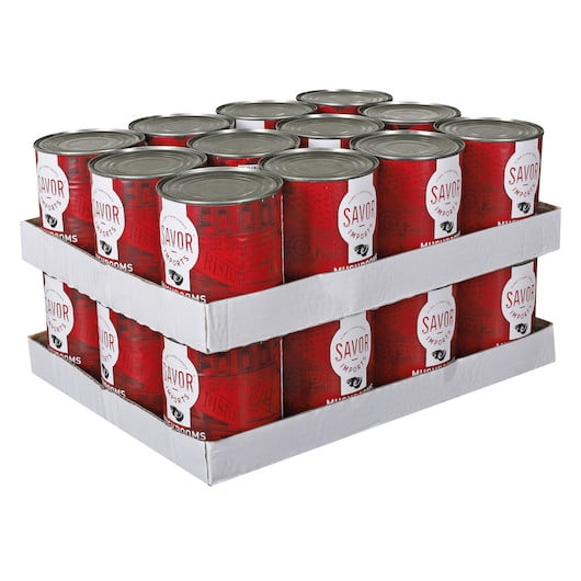 Savor Imports Mushroom Pieces & Stems, 16 Ounces, 24 Per Case