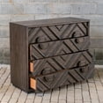 thumbnail image 3 of Uttermost Mindra Transitional Solid Wood Drawer Chest in Deep Walnut, 3 of 5