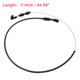 thumbnail image 2 of Cable de acelerador universal para vehículo de 24" de acero inoxidable trenzado negro, 2 of 4