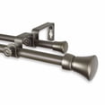 thumbnail image 3 of Cedar 13/16" Double Curtain Rod-Color:Satin Nickel,Size:120-170", 3 of 4