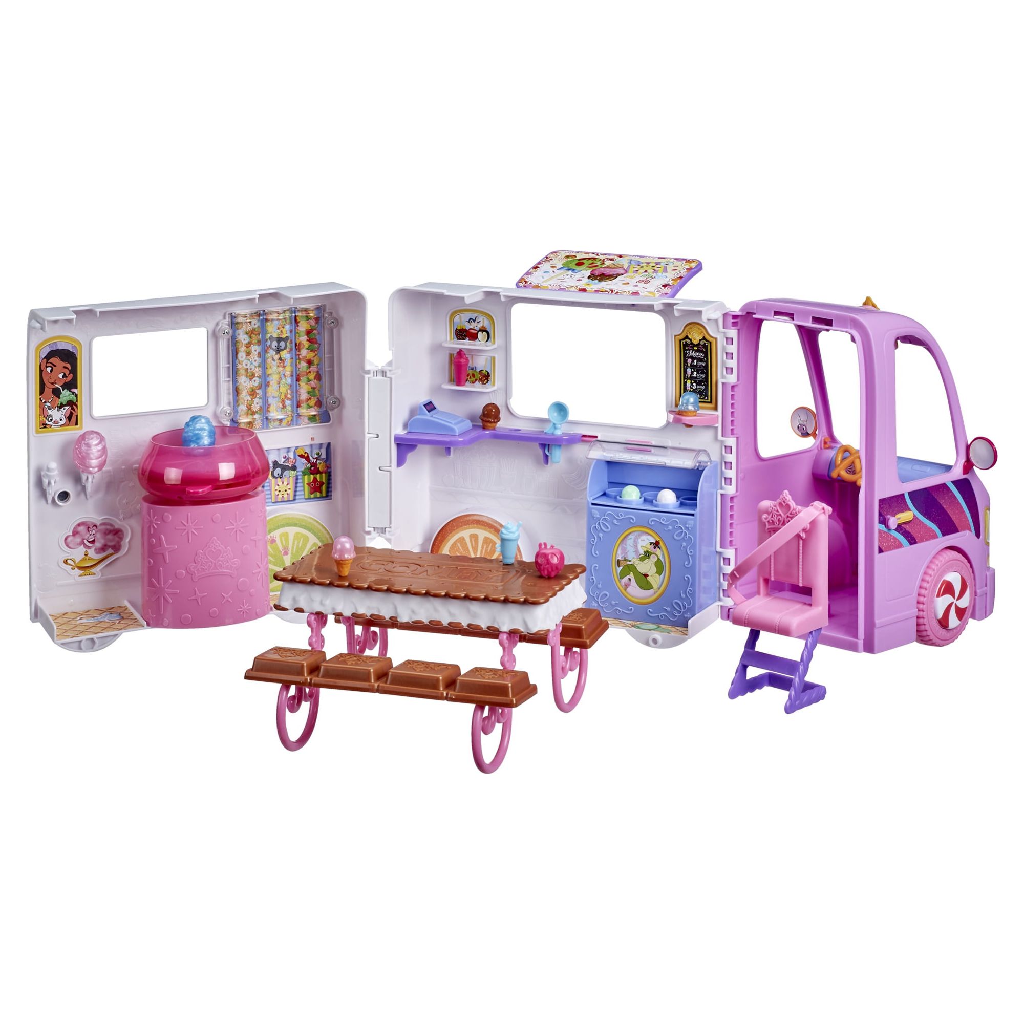 Disney Princess Comfy Squad Sweet Treats Truck Playset, 16 Accessories - image 3 of 14