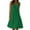 Green, variant on Summer Savings Sundresses for Women, Womens Summer Round Neck Print Sleeveless Beach Dress Sky Blue S