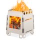 thumbnail image 1 of horno al aire libre Irfora Estufa de bolsillo de madera plegable ligera de titanio portátil Estufa de bolsillo Cocina al aire libre Camping Mochilero Irfora horno al aire libre, 1 of 7