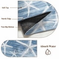 thumbnail image 6 of Blue Coastal Area Rugs 5'x7', Washable Small Throw Rugs for Laundry Room Playroom, Summer Ocean Waves Ombre Sea Starfish Indoor Outdoor Rug Non-Slip Low Pile Carpet Runner Reversible Floor Mats, 6 of 8