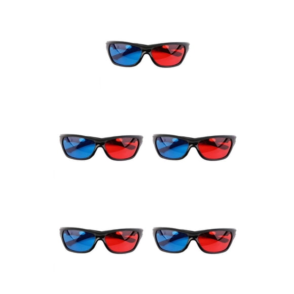 Bearachild 3D Glasses Simple Children Adults Television Eyewear Eyeglass Eyeglasses Fitting Anaglyph Definition Movie Accessories High Type1 NO1