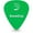Green, variant on Planet Waves 7DGN4-25 DuraGrip Guitar Picks, 25-Pack, Medium