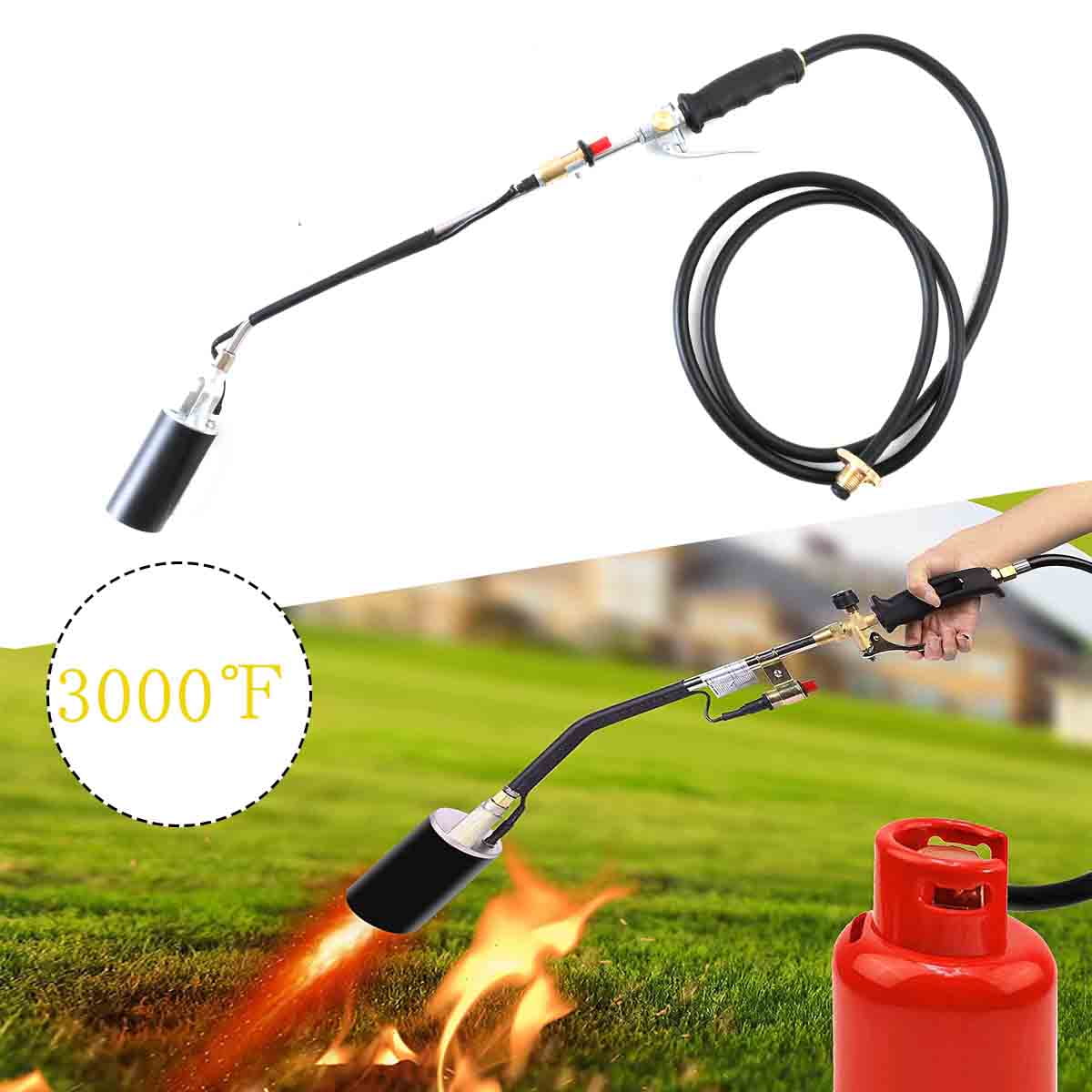 SUDEG Heavy Duty Propane Torch Weed Burner 500,000BTU Burner Torch with