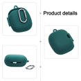 thumbnail image 4 of Shockproof Portable Case for Powerbeats Pro2 - Soft Silicone With Keychain! Red Mingyqi, 4 of 9