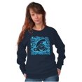 thumbnail image 4 of Retro Smurf Cool 90s Graffiti Vibes Sweatshirt for Men or Women Brisco Brands S, 4 of 6