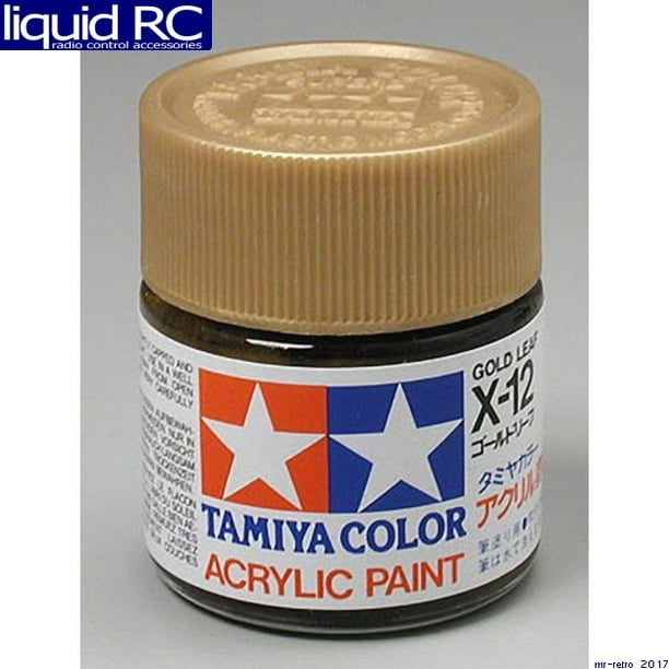 Tamiya USA TAM81012 Acrylic X12 Gloss Gold Leaf